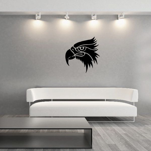 Image of Watching Eagle Head Decal