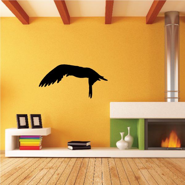 Image of Watching in Flight Seagull Decal