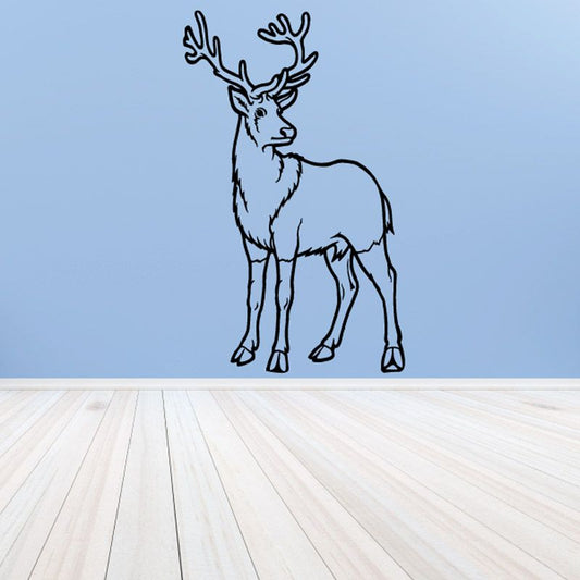 Image of Watching Reindeer Decal