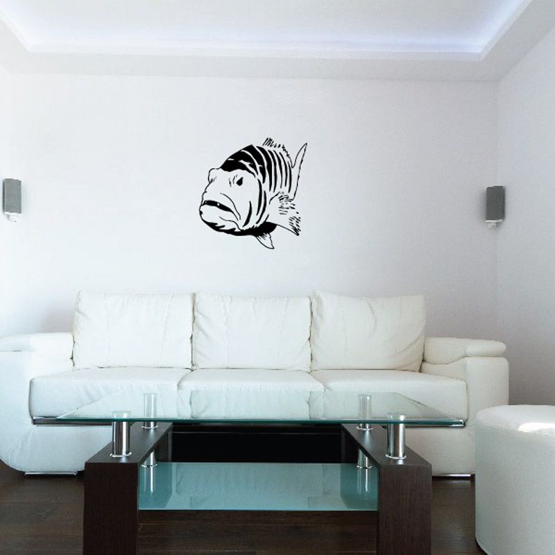 Image of Watching Rock Fish Decal