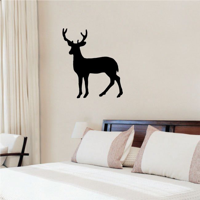 Image of Watching Stag Silhouette Decal