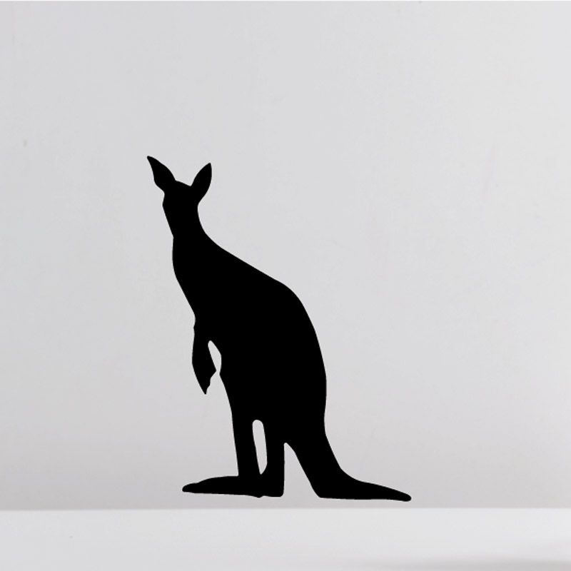 Image of Watching Still Kangaroo Decal