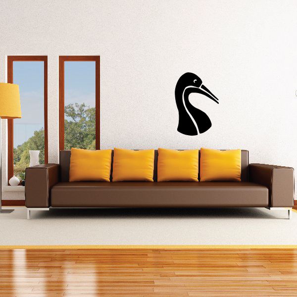 Image of Water Bird Head Decal