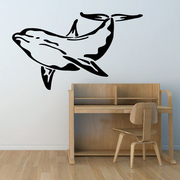 Image of Water Dolphin Decal