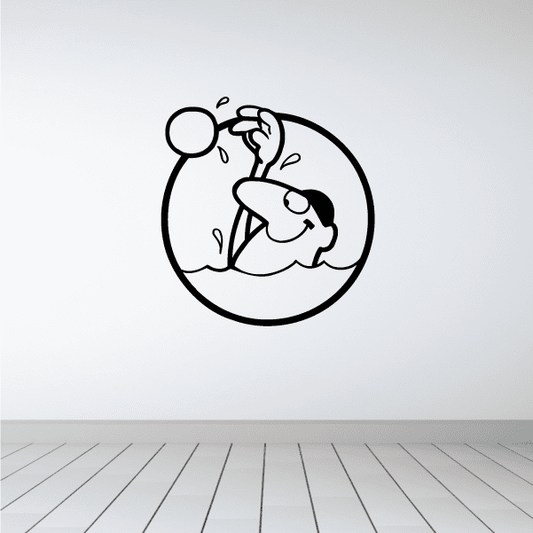 Image of Water polo Wall Decal - Vinyl Decal - Car Decal - Bl001