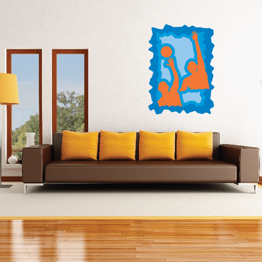 Image of Water Polo Wall Decal - Vinyl Sticker - Car Sticker - Die Cut Sticker - CDSCOLOR006