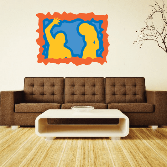 Image of Water Polo Wall Decal - Vinyl Sticker - Car Sticker - Die Cut Sticker - CDSCOLOR008