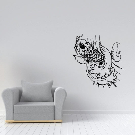 Image of Water Wrap Koi Fish Decal