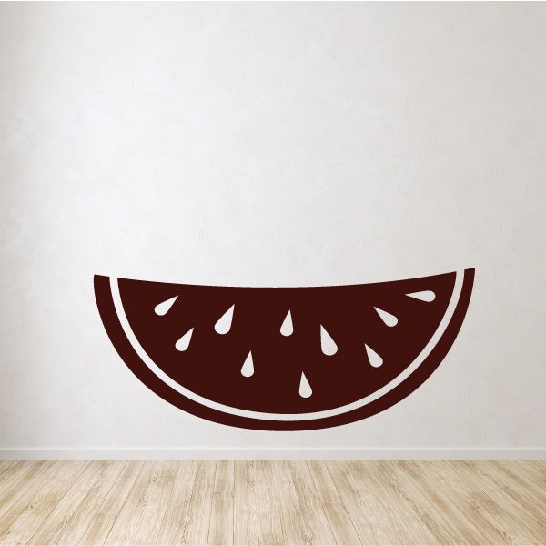 Image of Watermelon Slice with Seeds Decal