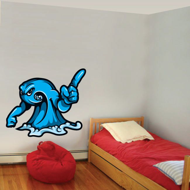 Image of Wave Man Sticker