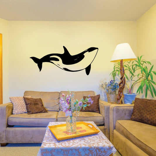 Image of Wavering Orca Whale Decal