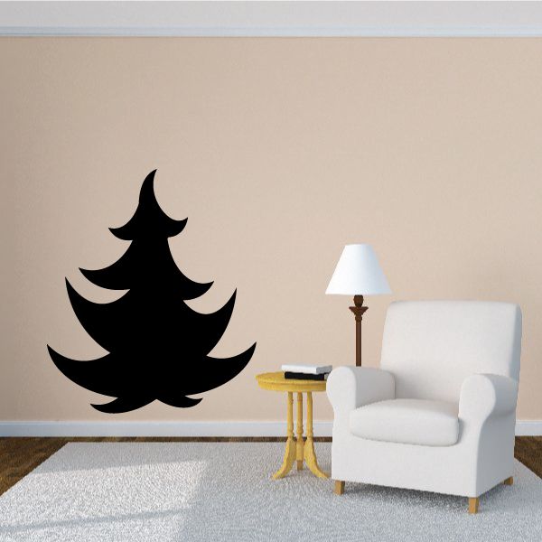 Image of Wavy Pine Tree Decal