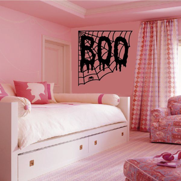 Image of Webbed BOO Decal