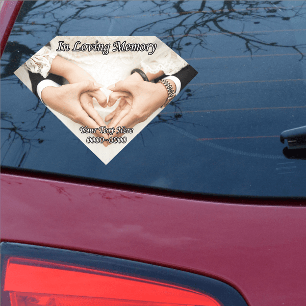 Image of Wedding Hands In Loving Memory Custom Sticker