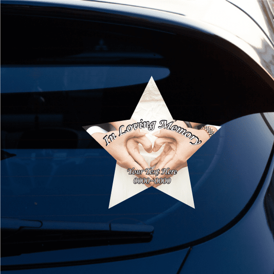 Image of Wedding Hands In Loving Memory Custom Sticker