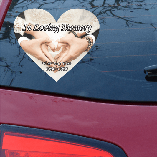 Image of Wedding Hands In Loving Memory Custom Sticker