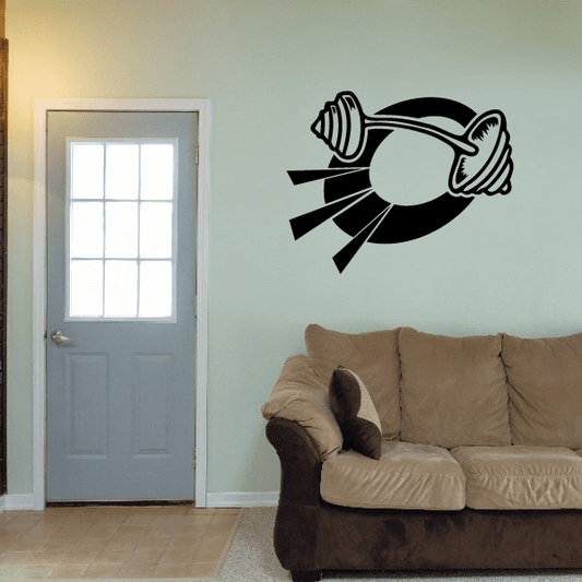 Image of Weight Lifting Wall Decal - Vinyl Decal - Car Decal - CDS013