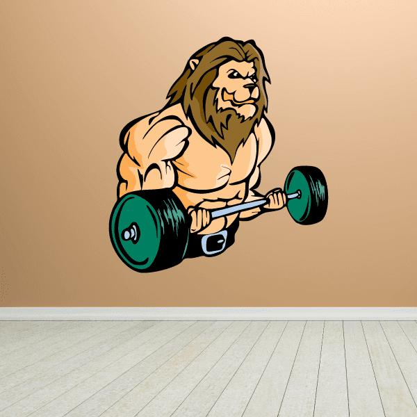 Image of Weight Lifting Wall Decal - Vinyl Sticker - Car Sticker - Die Cut Sticker - CDSCOLOR004