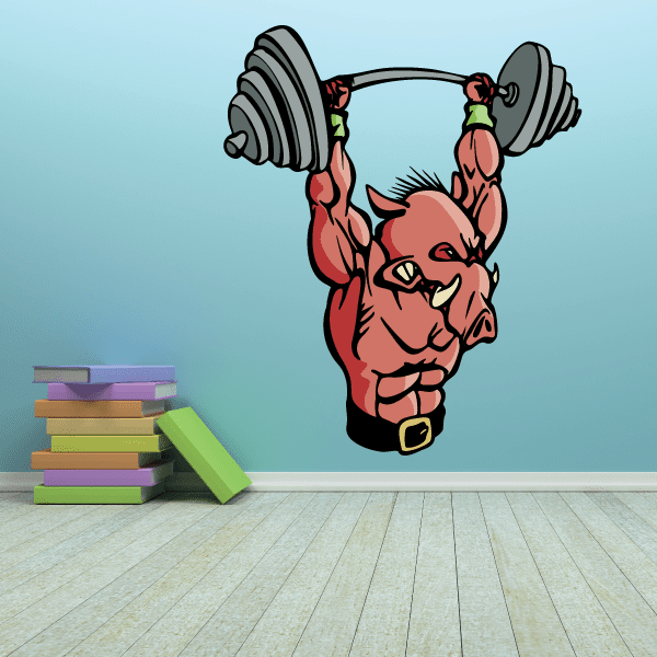 Image of Weight Lifting Wall Decal - Vinyl Sticker - Car Sticker - Die Cut Sticker - CDSCOLOR005