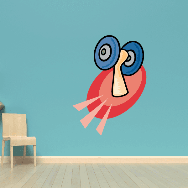 Image of Weight Lifting Wall Decal - Vinyl Sticker - Car Sticker - Die Cut Sticker - CDSCOLOR014