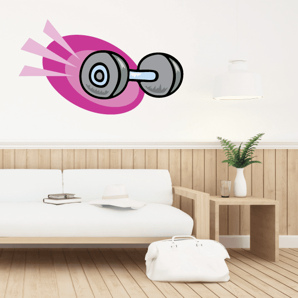 Image of Weight Lifting Wall Decal - Vinyl Sticker - Car Sticker - Die Cut Sticker - CDSCOLOR015