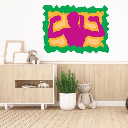 Image of Weight Lifting Wall Decal - Vinyl Sticker - Car Sticker - Die Cut Sticker - CDSCOLOR021