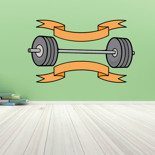 Image of Weight Lifting Wall Decal - Vinyl Sticker - Car Sticker - Die Cut Sticker - CDSCOLOR033