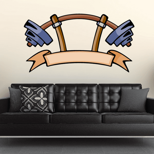 Image of Weight Lifting Wall Decal - Vinyl Sticker - Car Sticker - Die Cut Sticker - CDSCOLOR035