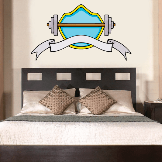 Image of Weight Lifting Wall Decal - Vinyl Sticker - Car Sticker - Die Cut Sticker - CDSCOLOR040