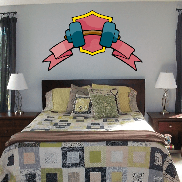 Image of Weight Lifting Wall Decal - Vinyl Sticker - Car Sticker - Die Cut Sticker - CDSCOLOR043