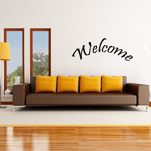 Image of Welcome Arched Decal