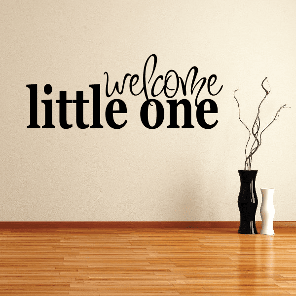 Image of Welcome Little One Wall Decal