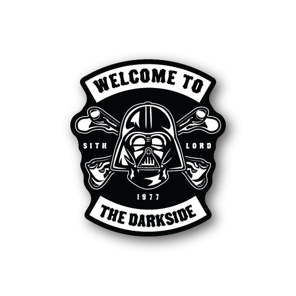 Image of Welcome To The Darkside Sticker