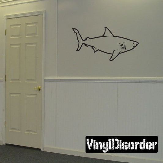 Image of Well Fed Shark Decal