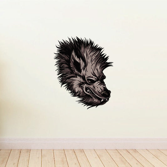 Image of Werebear Head Sticker