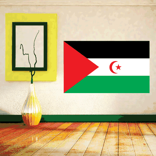 Image of Western Sahara Flag Sticker 