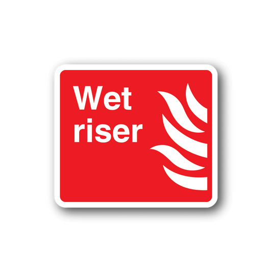 Image of Wet Riser Sticker