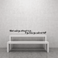 Wall quote mural decal with text: “What would you attempt to do... you could not fail?”
