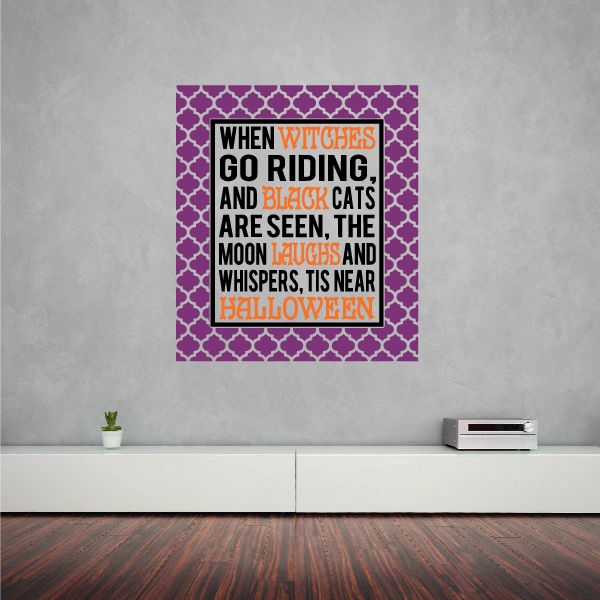 Image of When Witches go Riding Pattern Sticker