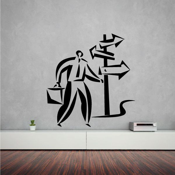 Image of Which Business decision Wall Decal - Vinyl Decal - Car Decal - Business Decal - MC06