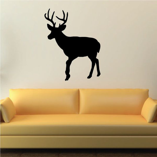 Image of White Tail Buck Walking Decal