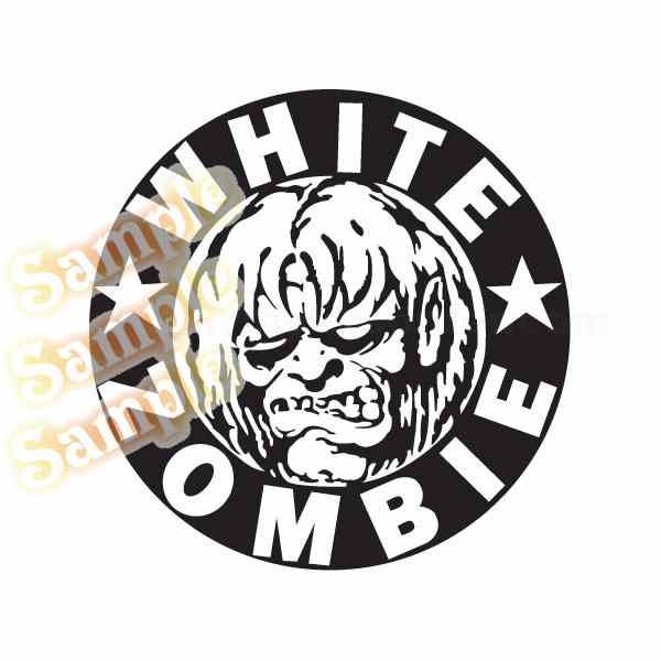 Image of White Zombie Logo Decal