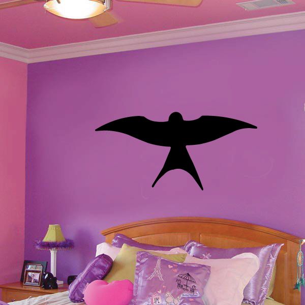 Image of Wide Spread Wings Swallow Decal