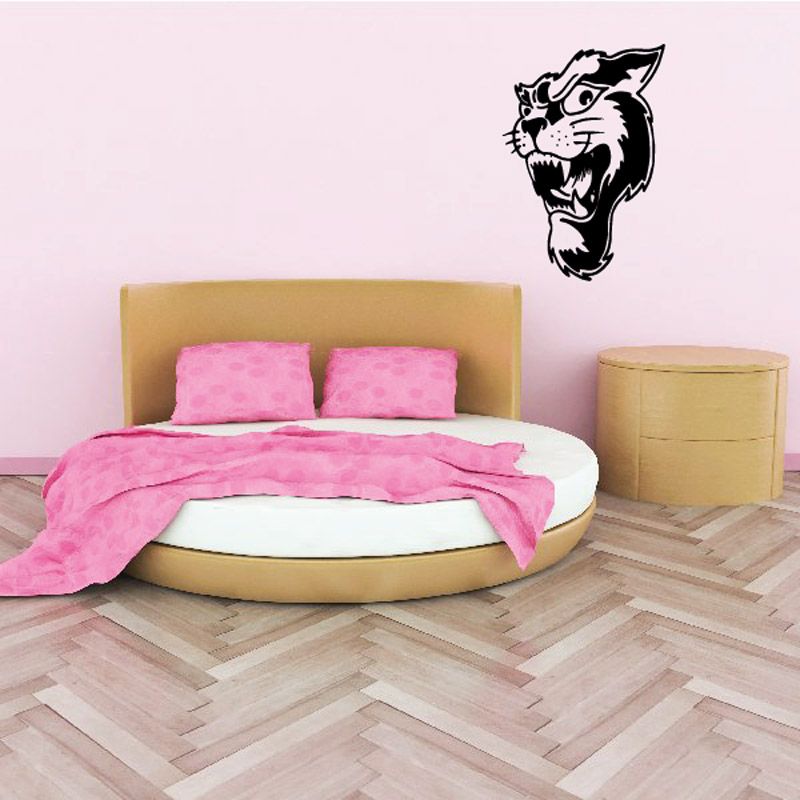 Image of Wild Cat Head Decal