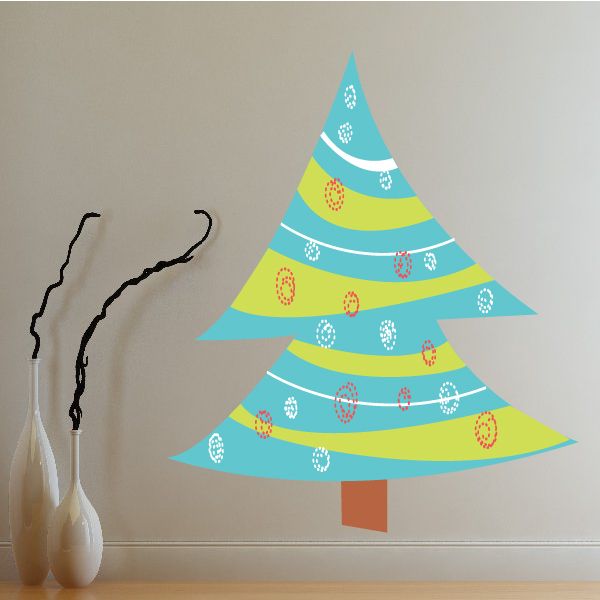 Image of Wild Christmas Tree Sticker