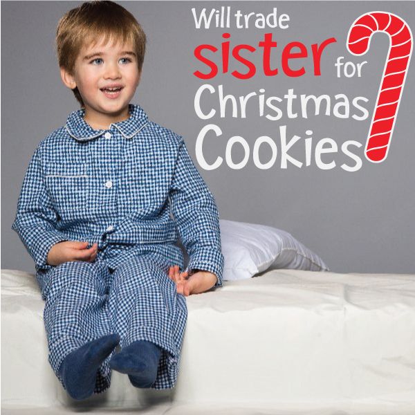 Image of Will Trade Sister for Christmas Cookies Printed Decal