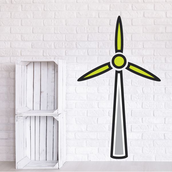 Image of Wind Turbine Sticker