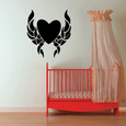 Image of Winged Heart Decals