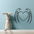 Image of Winged Heart Decals