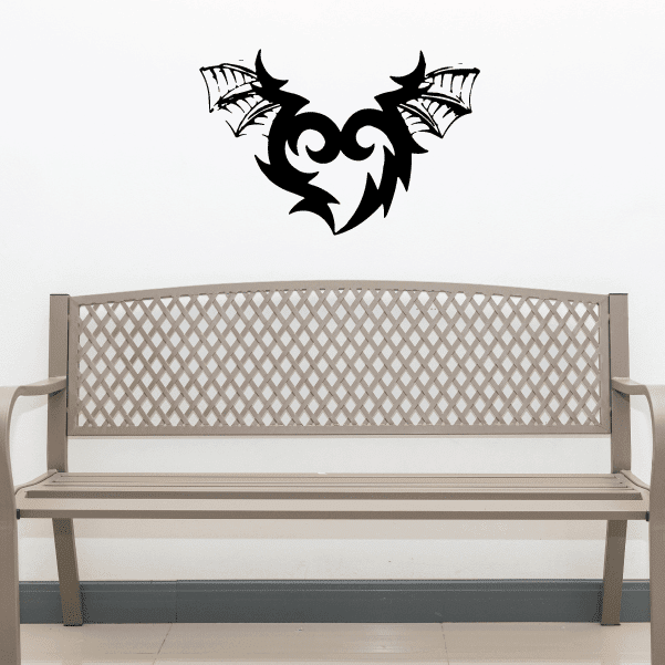 Image of Winged Heart Decals